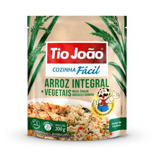 Arroz Integral + Vegetais Tio João Cozinha Fácil 200g em Oferta na Shopee