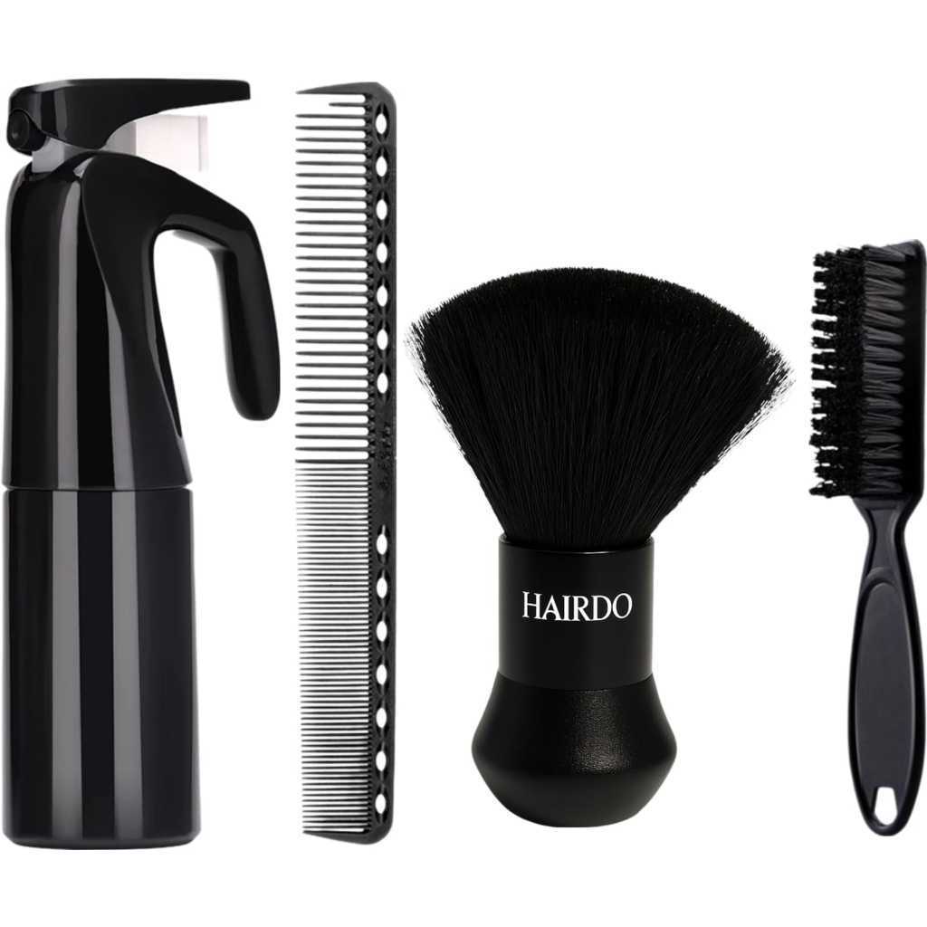 Kit Borrifador Automático, Pente, Espanador, Escova Barbeiro