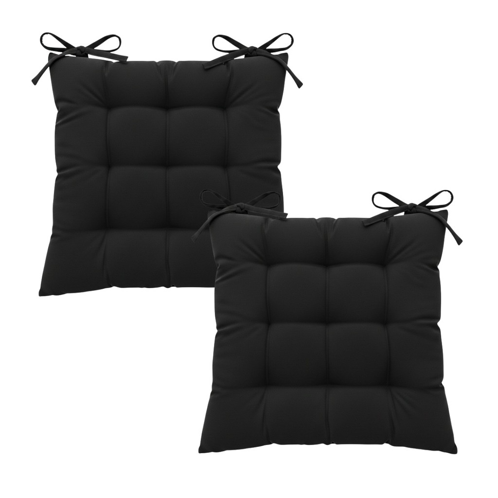 Kit 2 Futtons Almofadas Cadeira 40x40cm Entrega Rapida Sofá Pallet Grande Cheia Decorativa 40x40cm