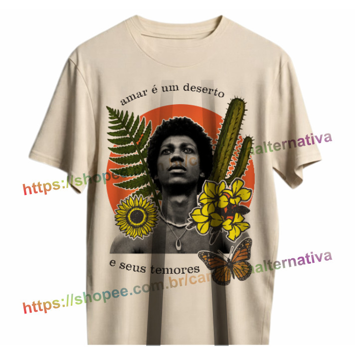 Camiseta Unissex Poliéster Djavan Oceano B1947