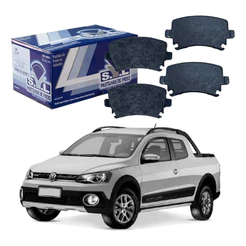 Pastilha Freio Traseira Syl Saveiro Cross G6 1.6 2014 A 2017