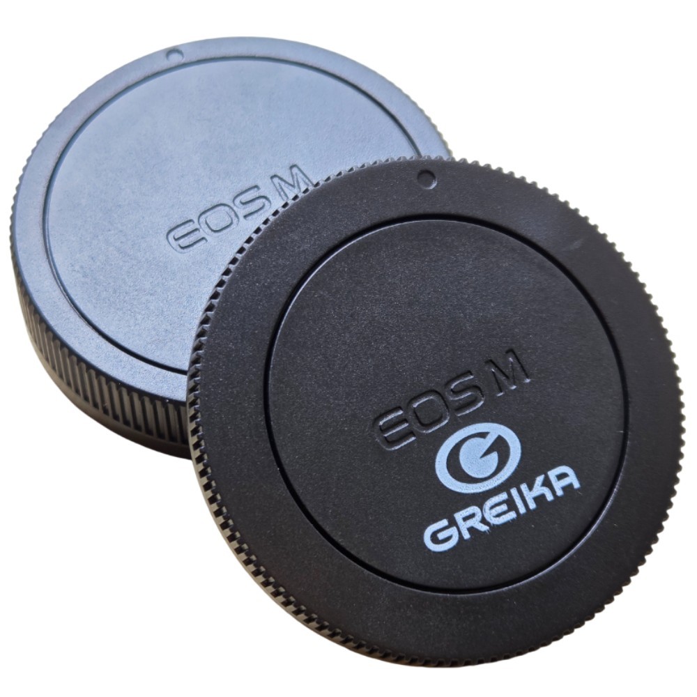 Tampas para Corpo e Lente da Câmera Canon EOS M; M6; M50; M200 - Greika RBC01