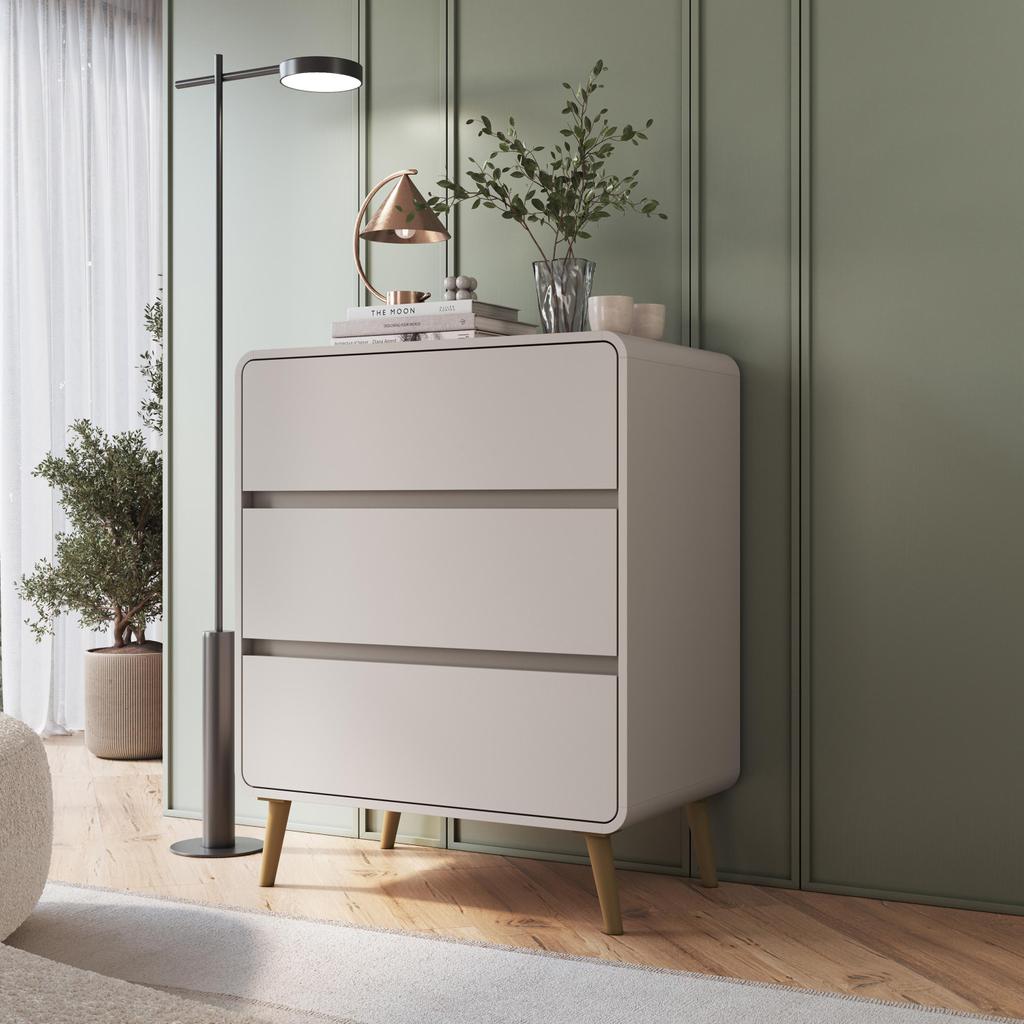 Cômoda Infantil Multiuso 3 Gavetas e Trocador  para Quarto de Bebê Estilo Retrô em Oferta na Shopee