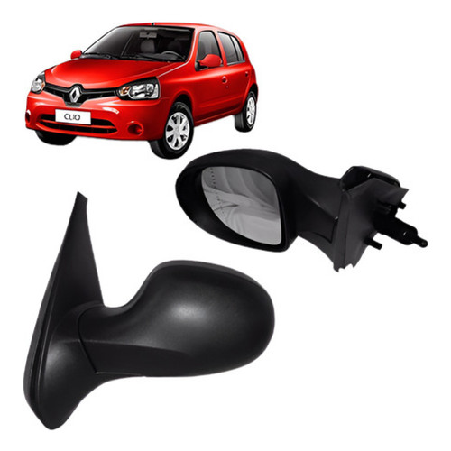 Retrovisor Clio Renault 2012 2013 2014 2015 Espelho Manual