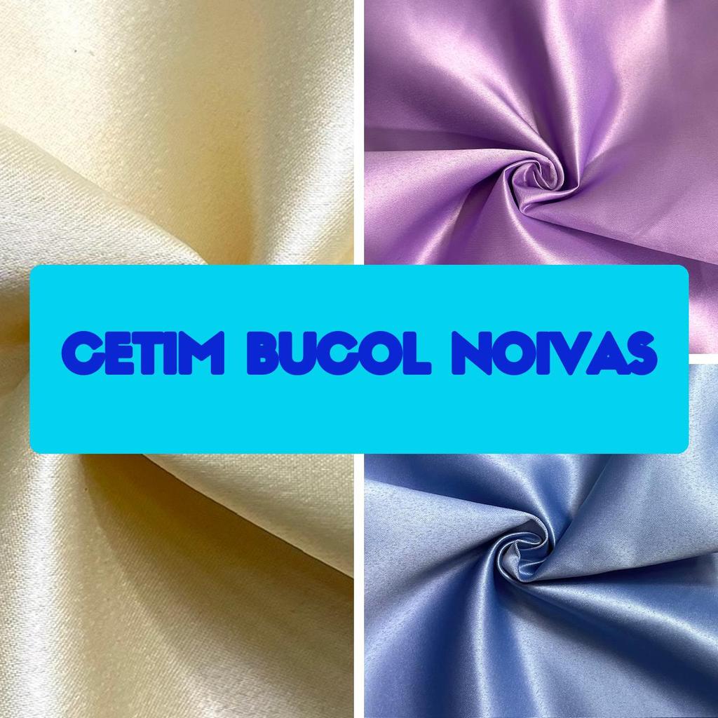 5 Metros Tecido Cetim Bucol Noivas | Cetim Estruturado Para Vestidos (5m x 1.47m)