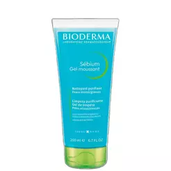 Bioderma Sébium Gel Moussant Gel de Limpeza Antioleosidade de Alta Tolerância 200ml