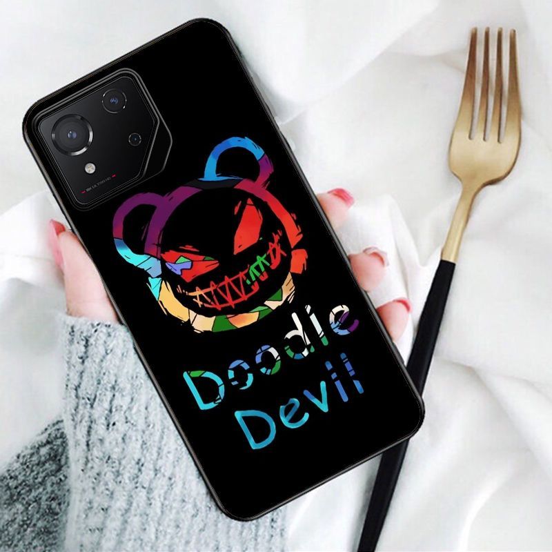 Capa para celular ASUS ROG9, nova capa anti-queda com estampa de graffiti de desenho animado para ASUS ROG9 Pro, nicho R