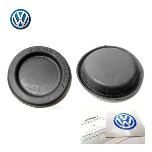 06 Tampão Borracha Assoalho´ Santana Spacefox Original Vw