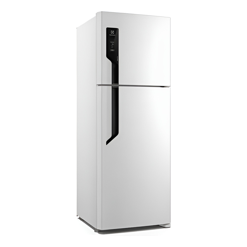 Geladeira Electrolux Frost Free com AutoSense 480L Efficient Duplex Inox Look TF71S Cor Prateado