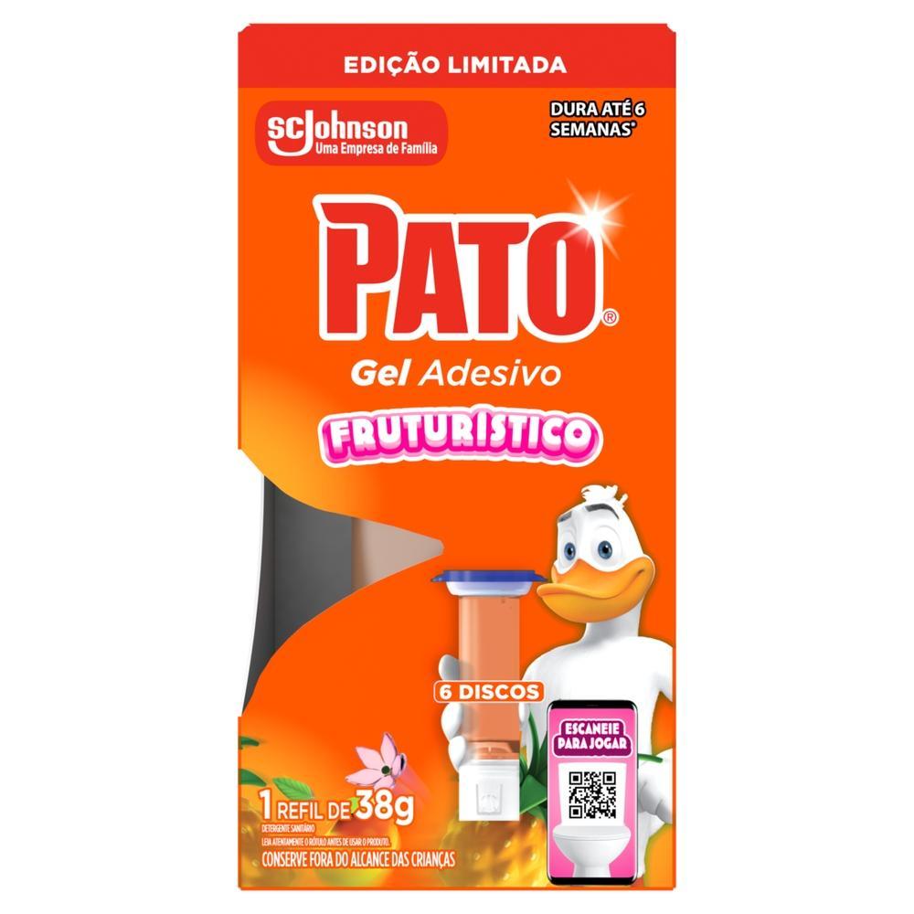 Detergente Sanitário Gel Adesivo Fruturístico Pato 38g Refil em Oferta na Shopee