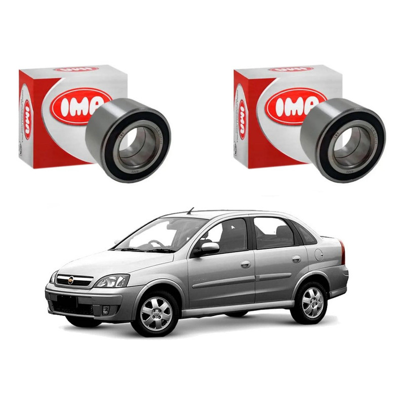 Par Rolamento Roda Dianteira Corsa Sedan 1.0 2003 A 2012