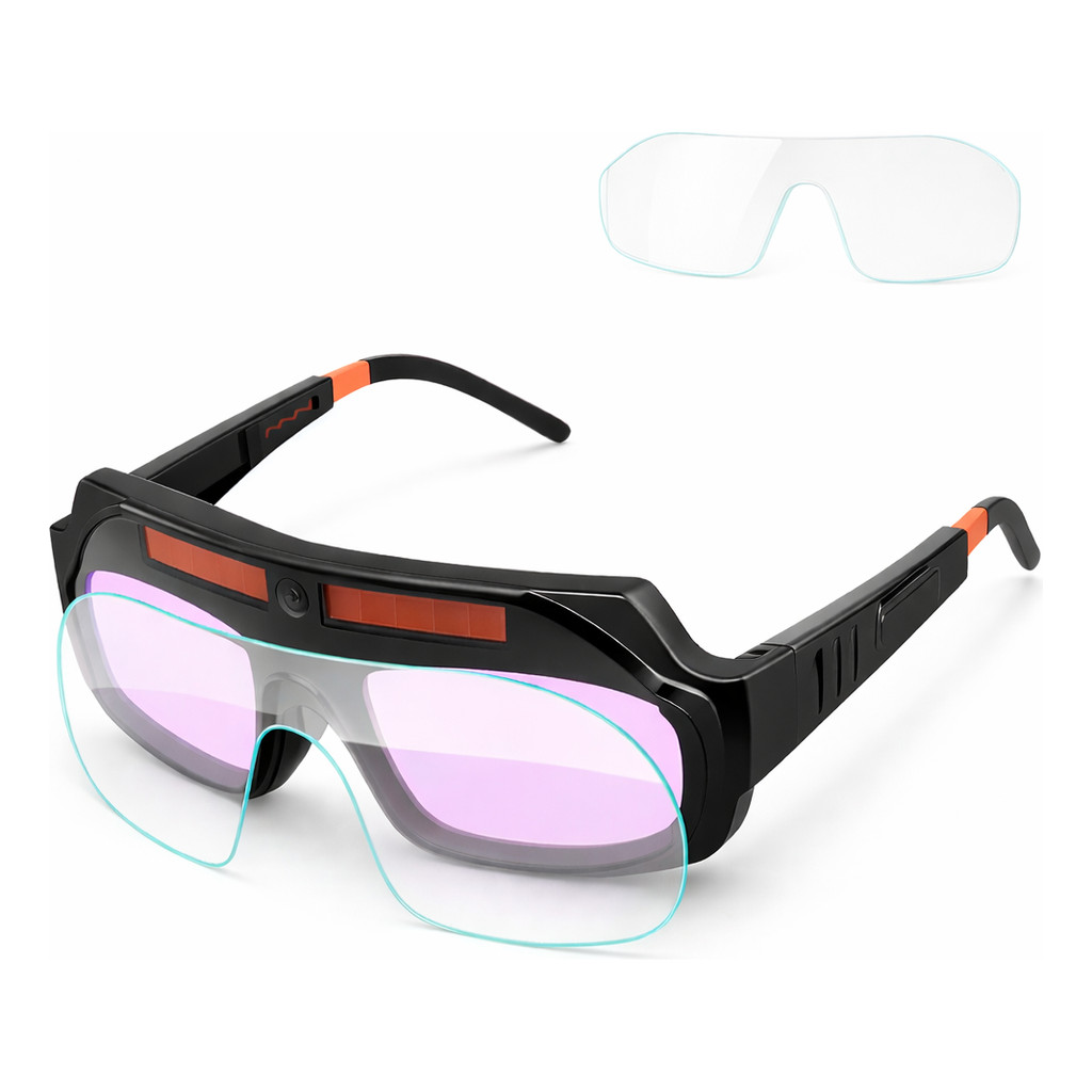 Óculos De Solda Solar Uv Soldador Escurecimento Automático
