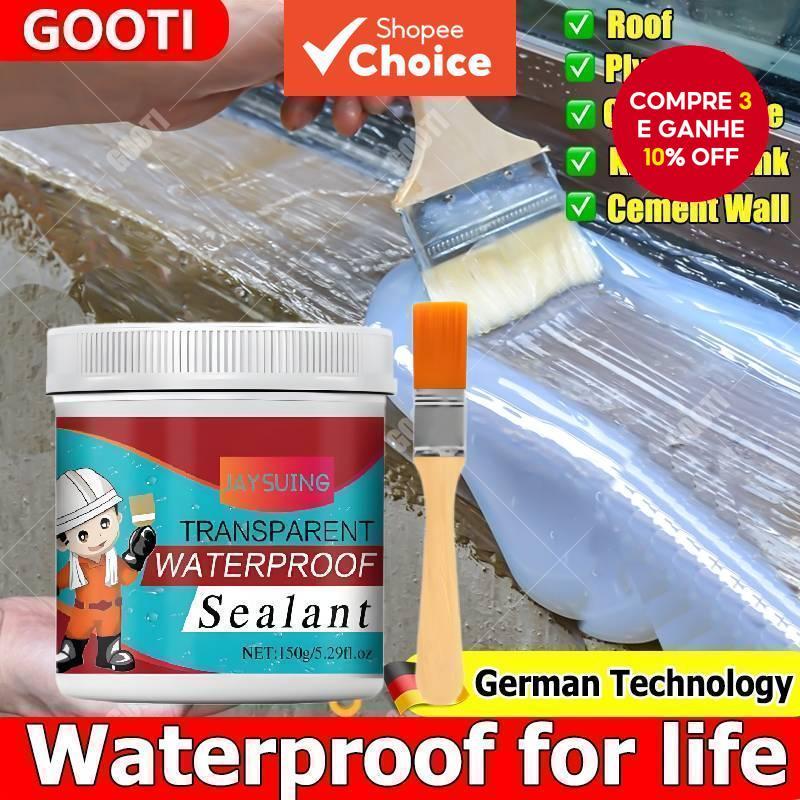 Cola Selante À Prova D'água Super Transparente , Peça Única , 150g , Reparo De Telhado , Parede , Rachaduras Em Azulejos em Oferta na Shopee