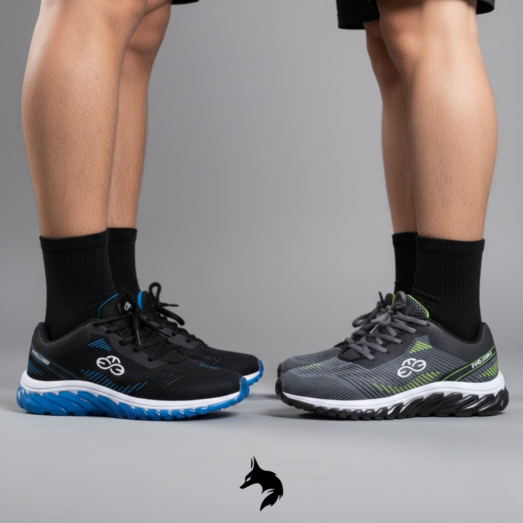 Kit 2 Tênis Caminhada Esportivo Casual Masculino Leve Confortável Respirável Antiderrapante Dia a Dia
