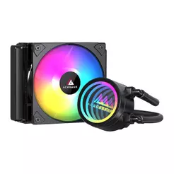 Water Cooler Acegeek FrostWorld, ARGB, 120mm, Preto, AG-FROSTWORLD120-BK