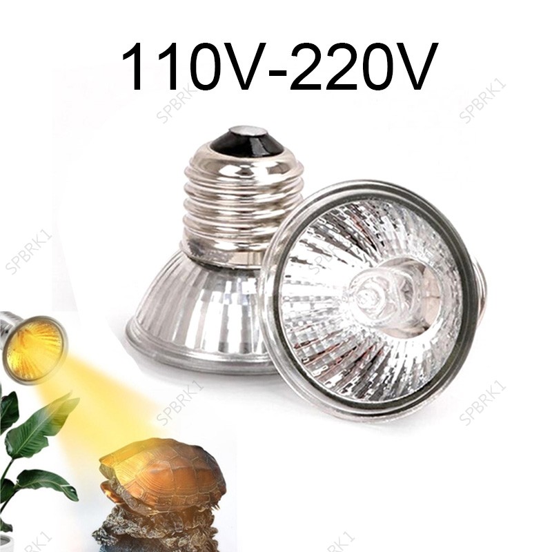 Lâmpada De Calor UVA 25W 50 75 Aquecimento Para Répteis De Estimação Tartaruga Lagarto Aquecedor Animais Basking Pássaro
