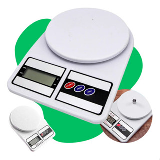 Balança Digital Precisão De Cozinha Para Uso Domestico 10 Kilos Branca Fitness em Oferta na Shopee
