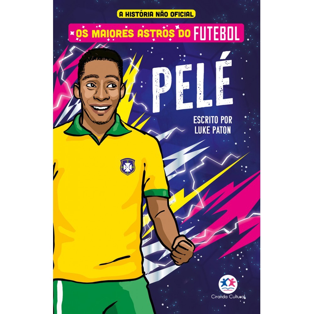 Livro Os maiores astros do futebol - Pelé