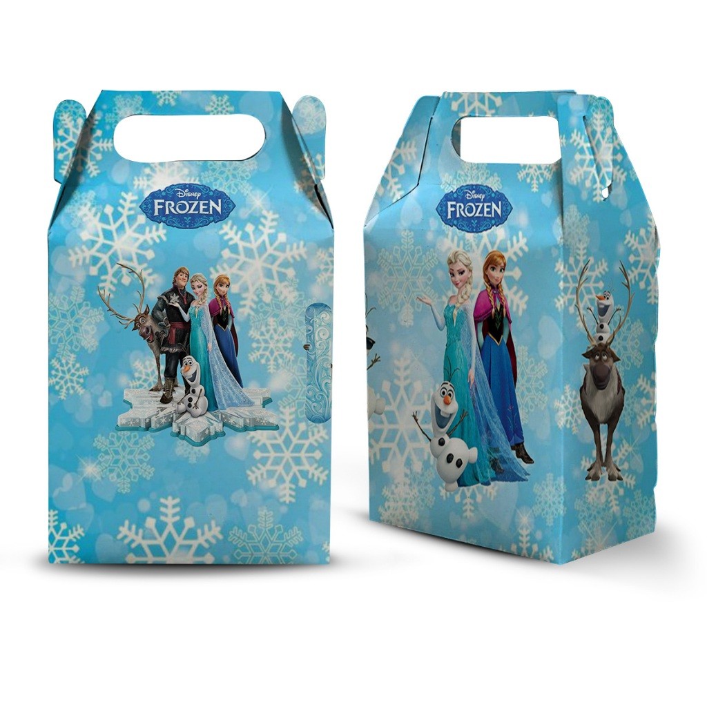 10 CAIXA MILK MALETINHA TEMA FROZEN   LEMBRANCINHA PARA FESTA