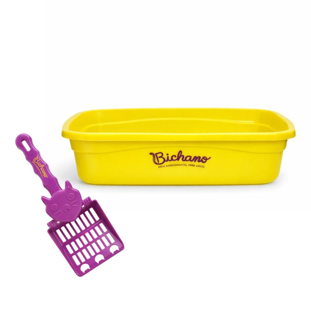 Kit Bichano Pá Higiênica + Caixa de Areia Sanitária Bandeja em Oferta na Shopee