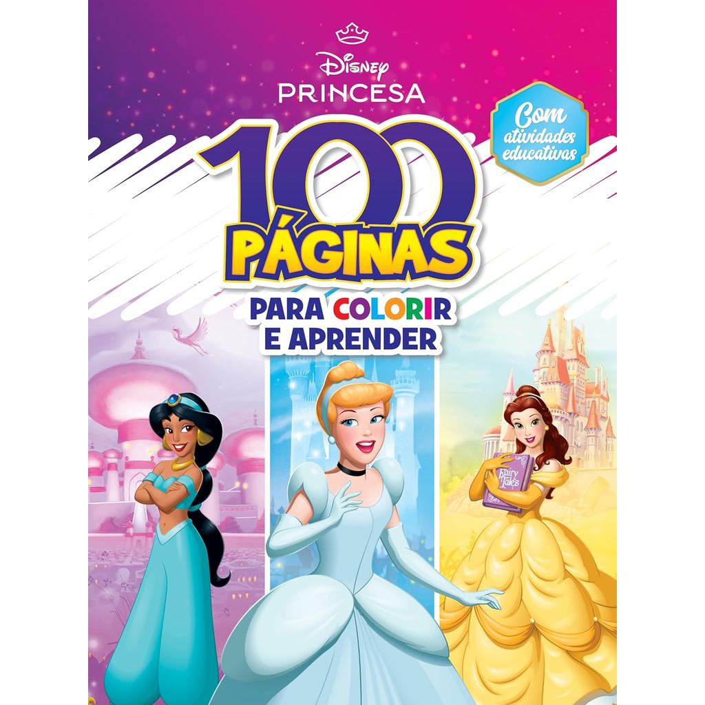 100 Páginas para Colorir | Disney | Princesas