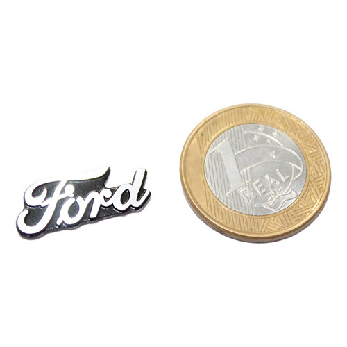 Mini Emblema Ford Fiesta Focus Ranger Ka Bronco Fusion Tremo Prateado