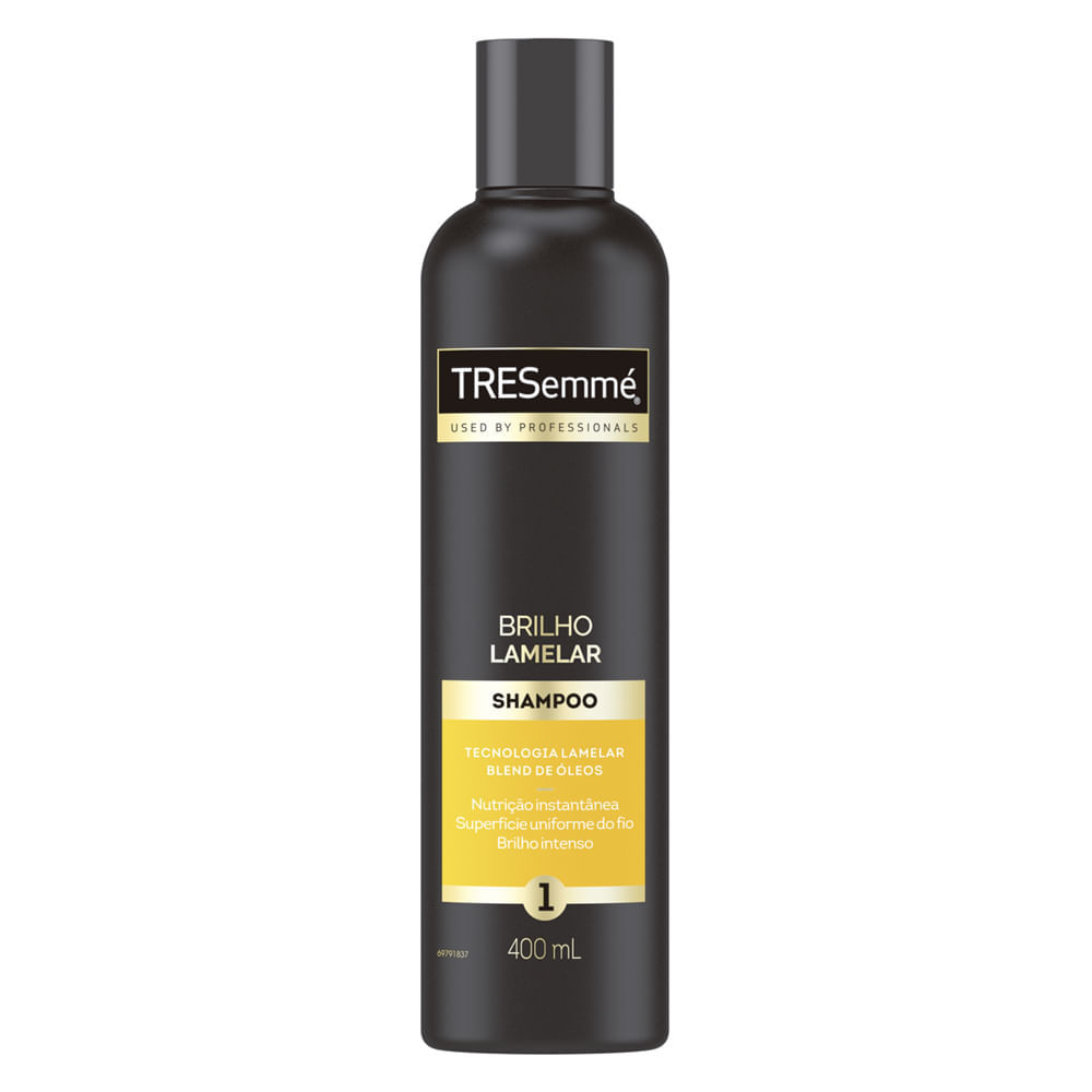 Shampoo TRESemmé Brilho Lamelar 400ml em Oferta na Shopee