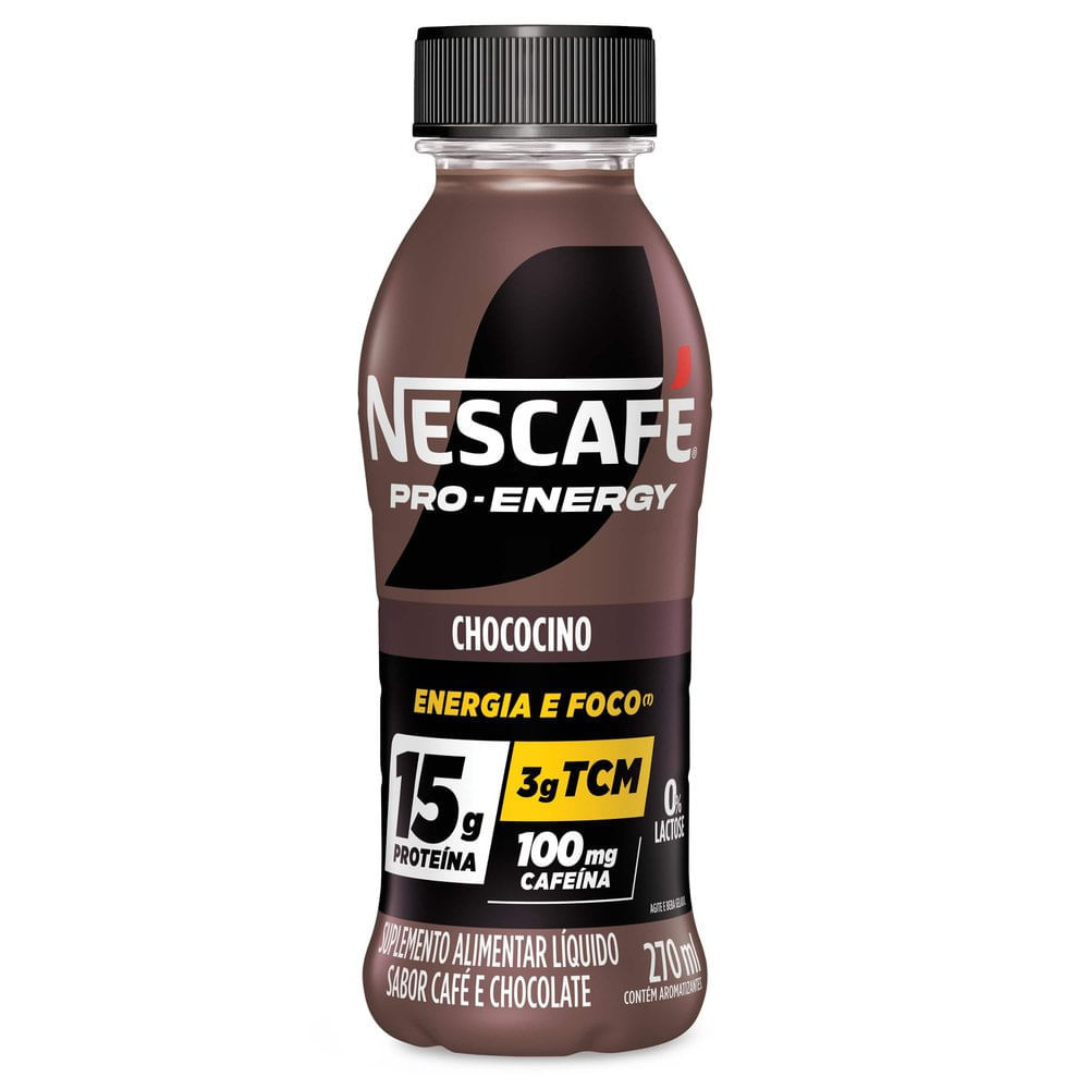 Suplemento Alimentar Nescafé Pro-Energy 15g de Proteína Chococino 270ml em Oferta na Shopee