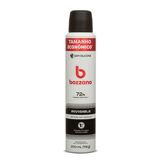 Desodorante Antitranspirante Bozzano Aerossol Invisible 200ml em Oferta na Shopee