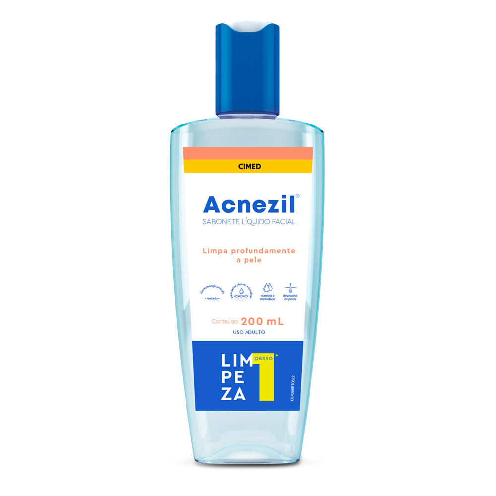 Sabonete Líquido Facial Acnezil 200ml