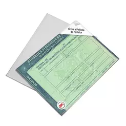 Protetor para documento de carro em acrílico 1579 Dac