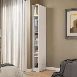 Guarda-Roupa Sem Portas Closet Kappesberg Adapt Branco 25cm