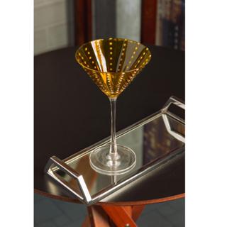 2 Taças para Martini Orquídea 220ml Âmbar Vidro Wolff em Oferta na Shopee