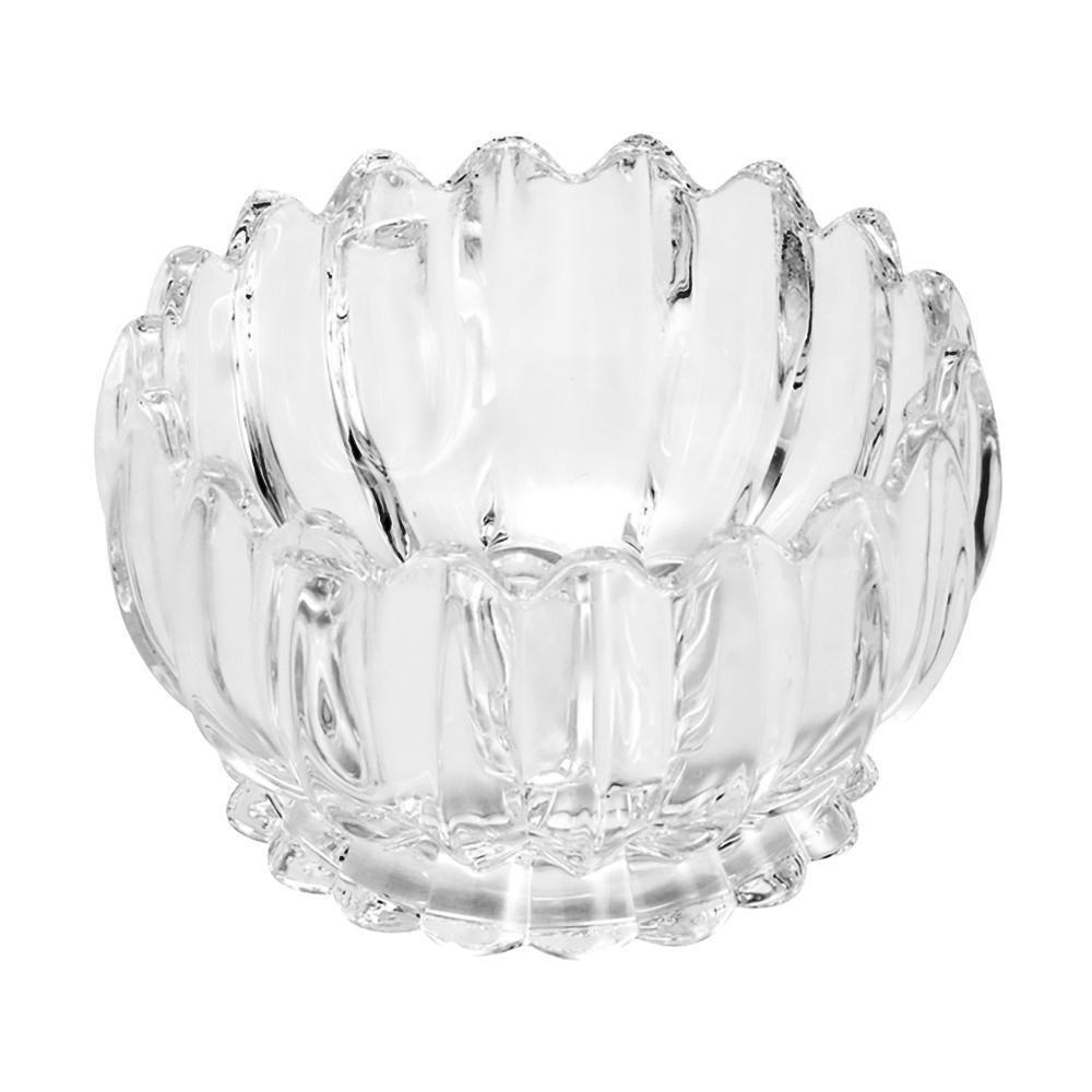 Bowl de Cristal Geneva 11cm x 7cm Wolff para Sobremesa Petiscos Frutas Molhos Mesa Posta Servir Decoração Elegante Casas