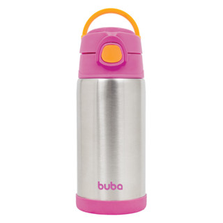Garrafa Térmica Buba Parede Dupla Rosa 400ml em Oferta na Shopee