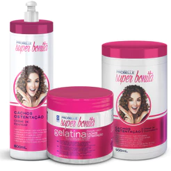 Kit Tratamento Ostentação ( TRATAMENTO + GELATINA 500G.+ PENTEAR) - PROBELLE