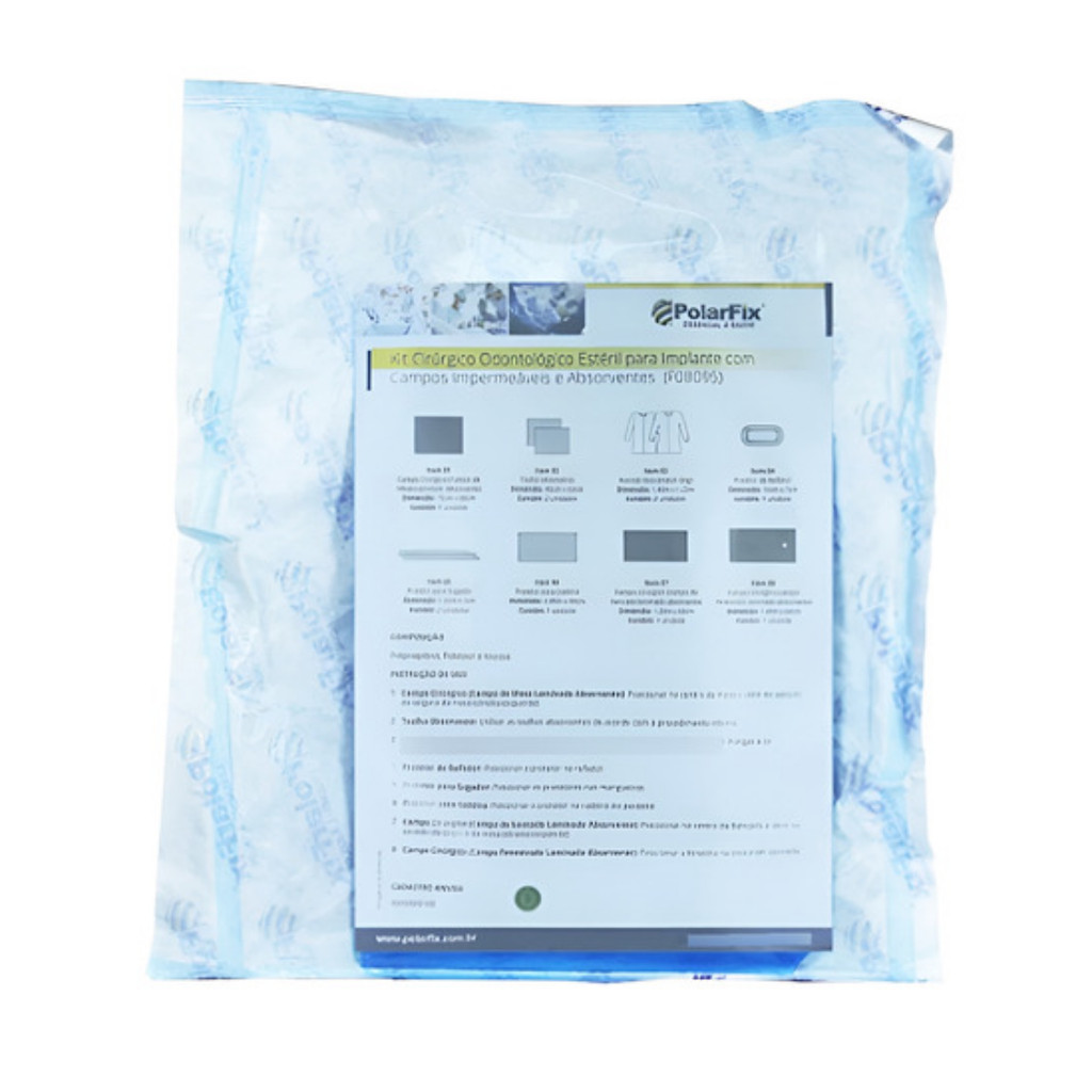 Kit Cirurgico Odontologico Esteril P/ Implantes - Polar Fix