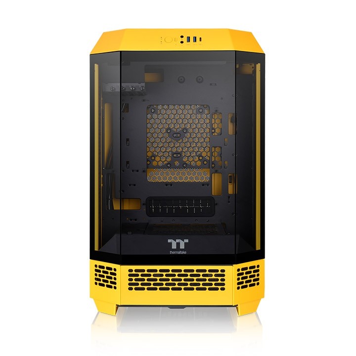 Imagem Gabinete Gamer Thermaltake The Tower 300, Micro-Tower, 2x Fans 140mm,Bumblebee - CA-1Y4-00S4WN-00