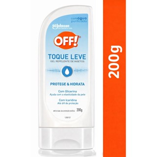 OFF! Toque Leve Gel Repelente de Insetos e Mosquitos, Protege e Hidrata, Repelente Icaridina, 200g em Oferta na Shopee