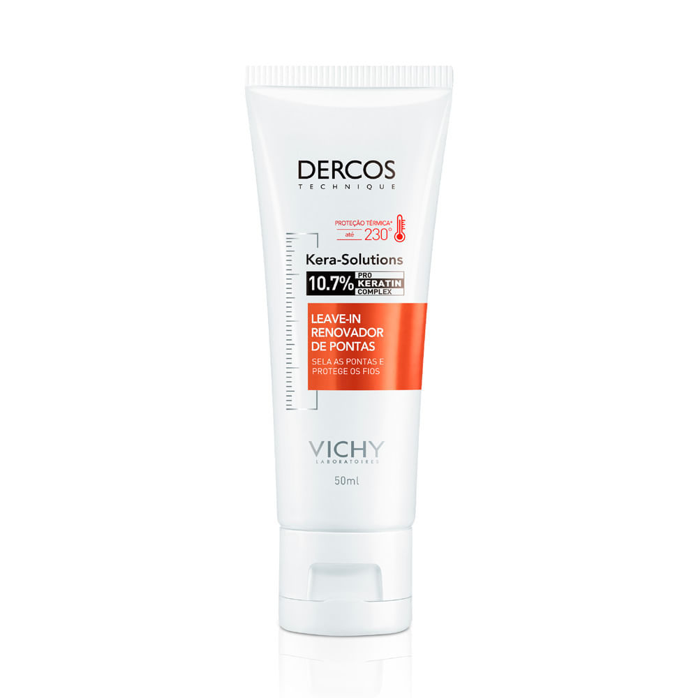 Dercos Kera Solutions Vichy Leave In Renovador de Pontas 50ml em Oferta na Shopee