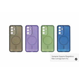 Capa Compatível Com S20 S21 S23 S24 S25 FE PLUS ULTRA Transparente Silicone com Anel Magnético para Suporte Veicular em Oferta na Shopee