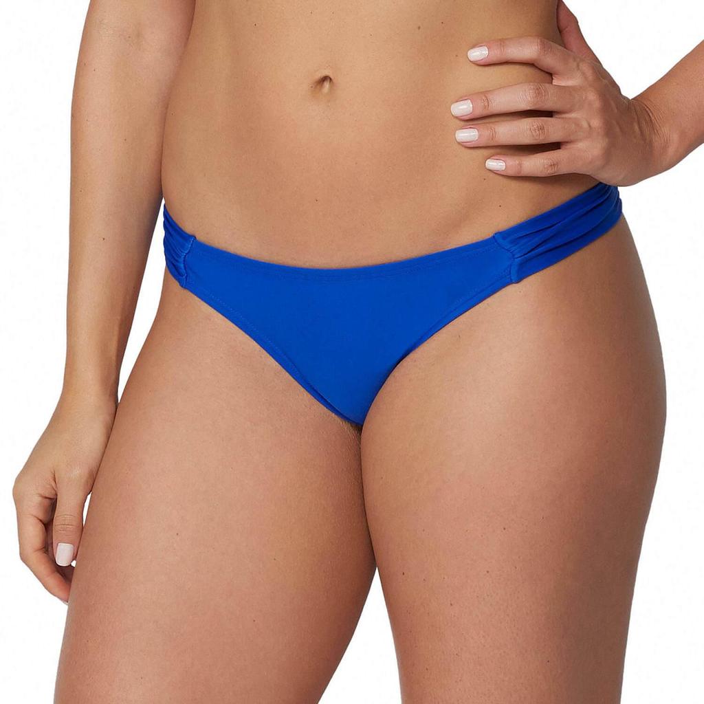 Imagem Calcinha Praia Lateral Franzida Azul