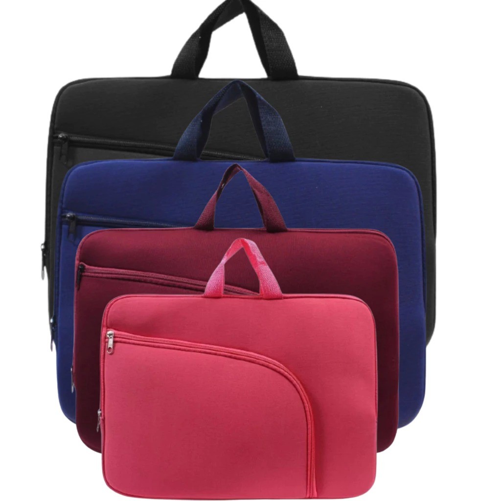 Bolsa Para Notebook com Alça 15 Polegadas Case De Proteção Pasta Preta