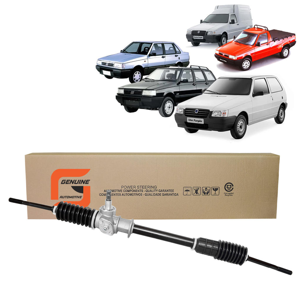 Caixa Setor Direcao Fiat Uno 2006 2011 Sem Pino Axiais Coifas Produto Novo