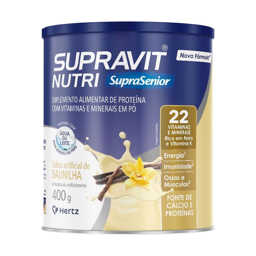Supravit Nutri Suprasenior Hertz Suplemento Alimentar 400g