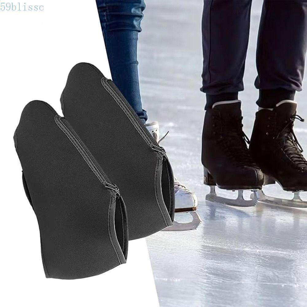 Capas Para Botas De Patinação BLISSC , De Neoprene À Prova De Vento Patins No Gelo , Protetores De Grossos Anti-Sujos