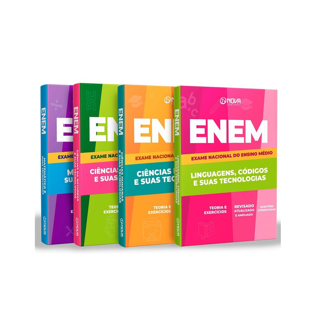 Apostila ENEM ATUALIZADA - Ed. Nova em Oferta na Shopee