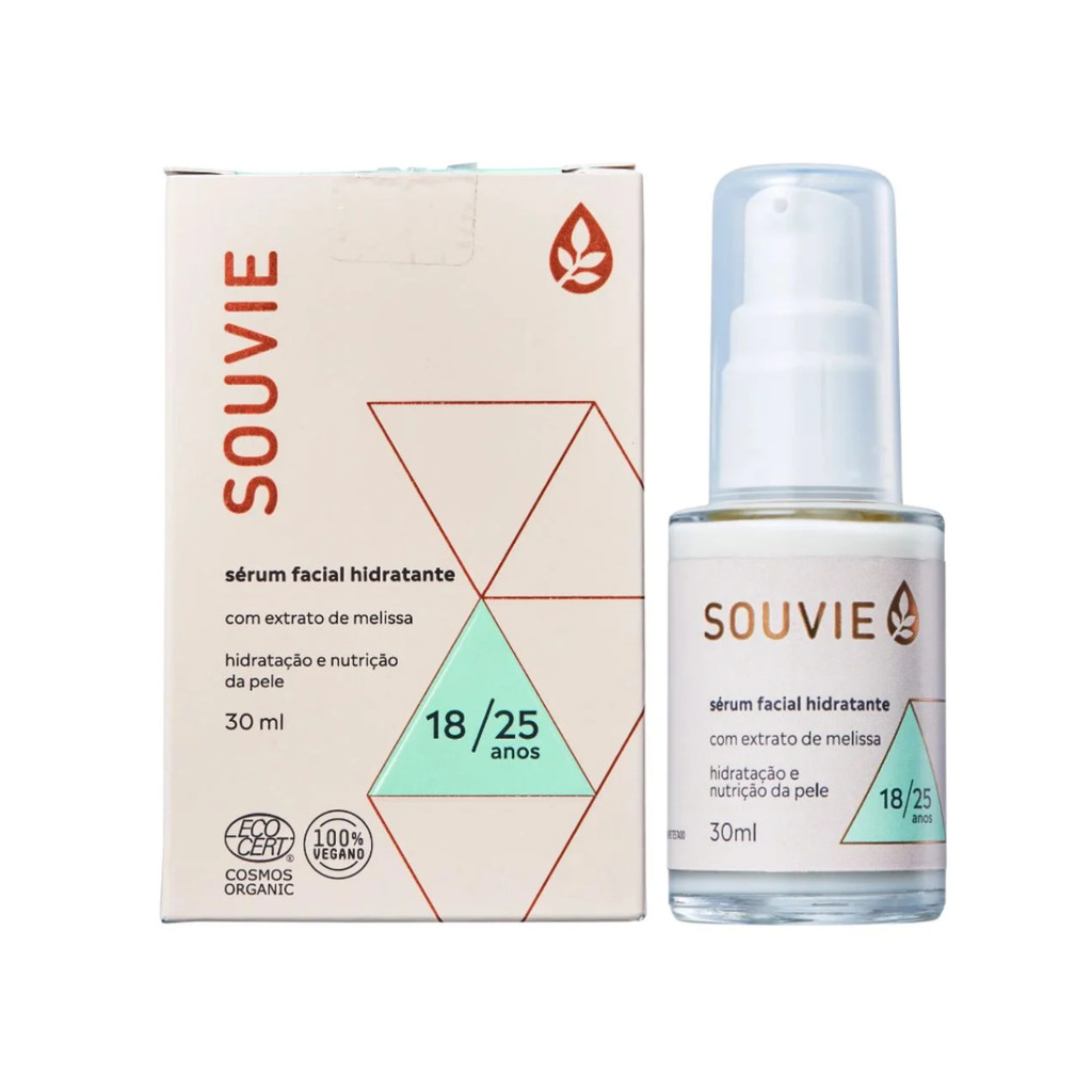 Sérum Facial Hidratante Nutrição Pele 18-25 Anos 30ml Souvie