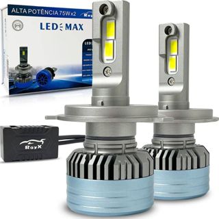 Ultra Led Max H1 H3 H7 H8 H11 H27 HB3 HB4 6k 15000lm 150w em Oferta na Shopee