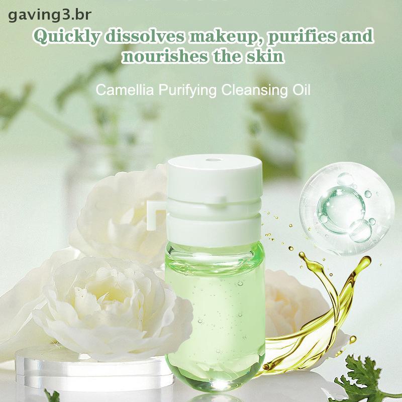 [GAVBR] 7/10/30pcs Óleo De Limpeza Camélia Limpador Facial Secundário Suave Profunda Viagem Portátil Removedor De Maquia
